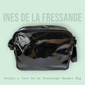 Uniqlo x Ines De La Fressange Patent Shoulder Bag - See Photos